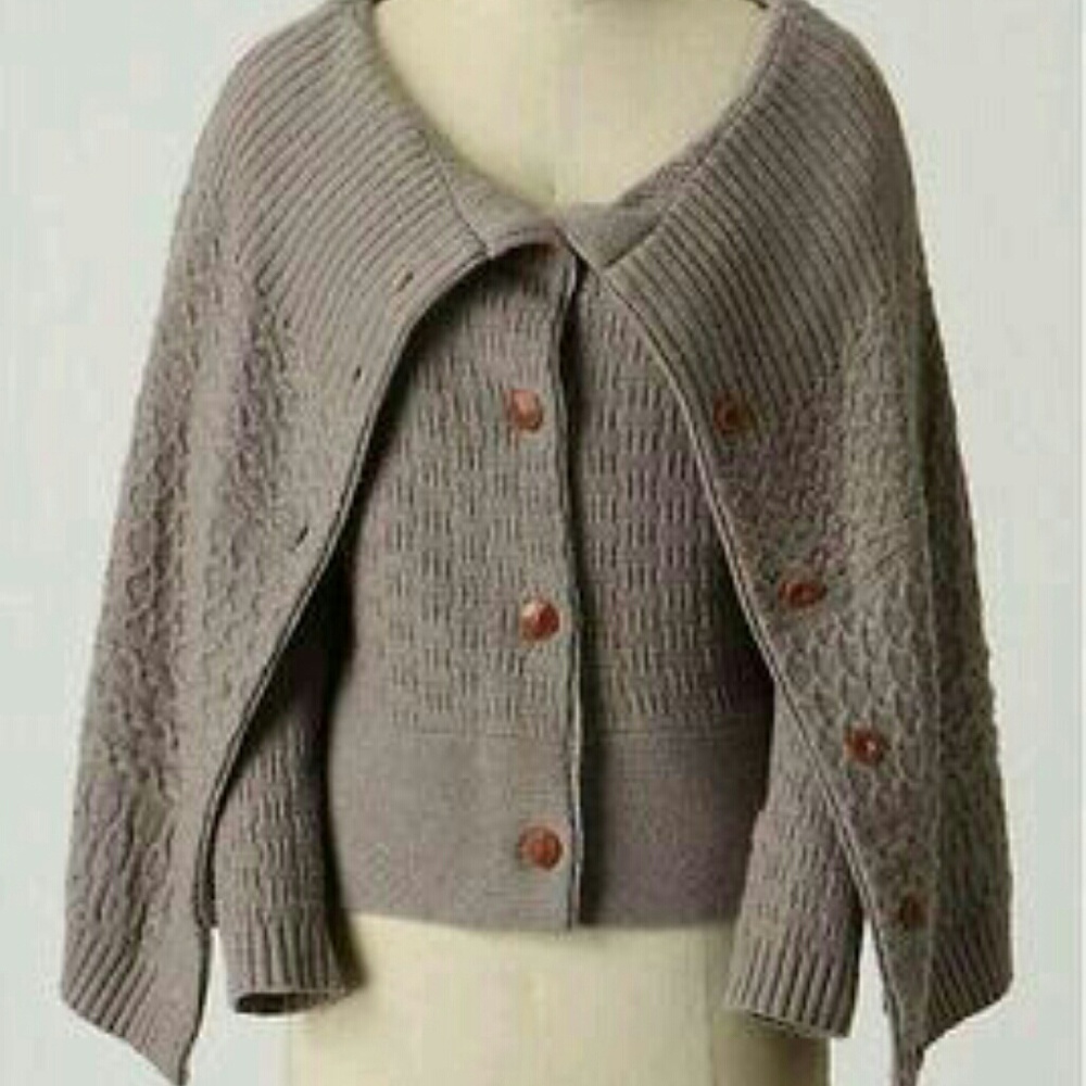 COPY - Sleeping on snow cape cardigan by Anthropo…